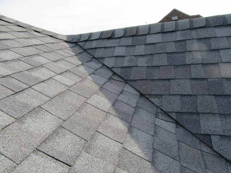 Roof valley repair ensuring proper water drainage in Milton