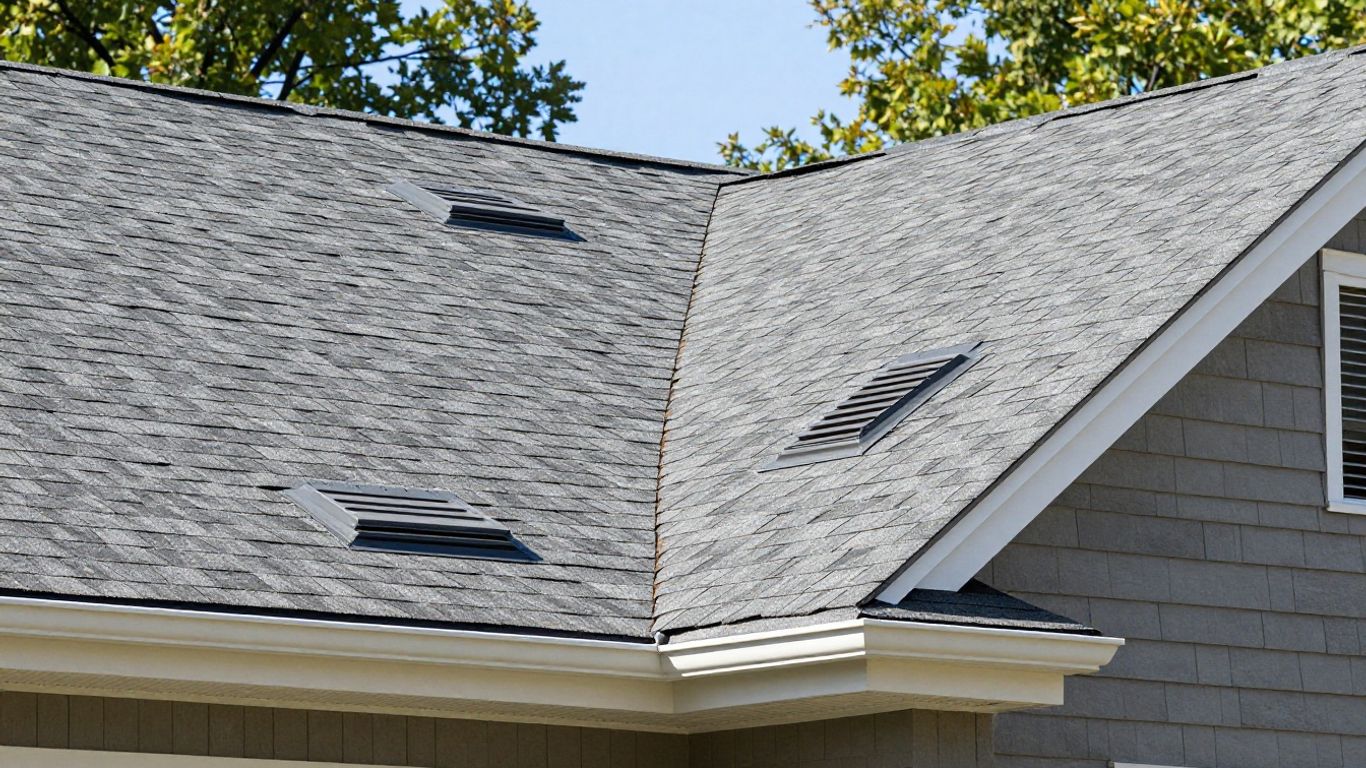 Roof vents across a residential shingle roof - Oakville
