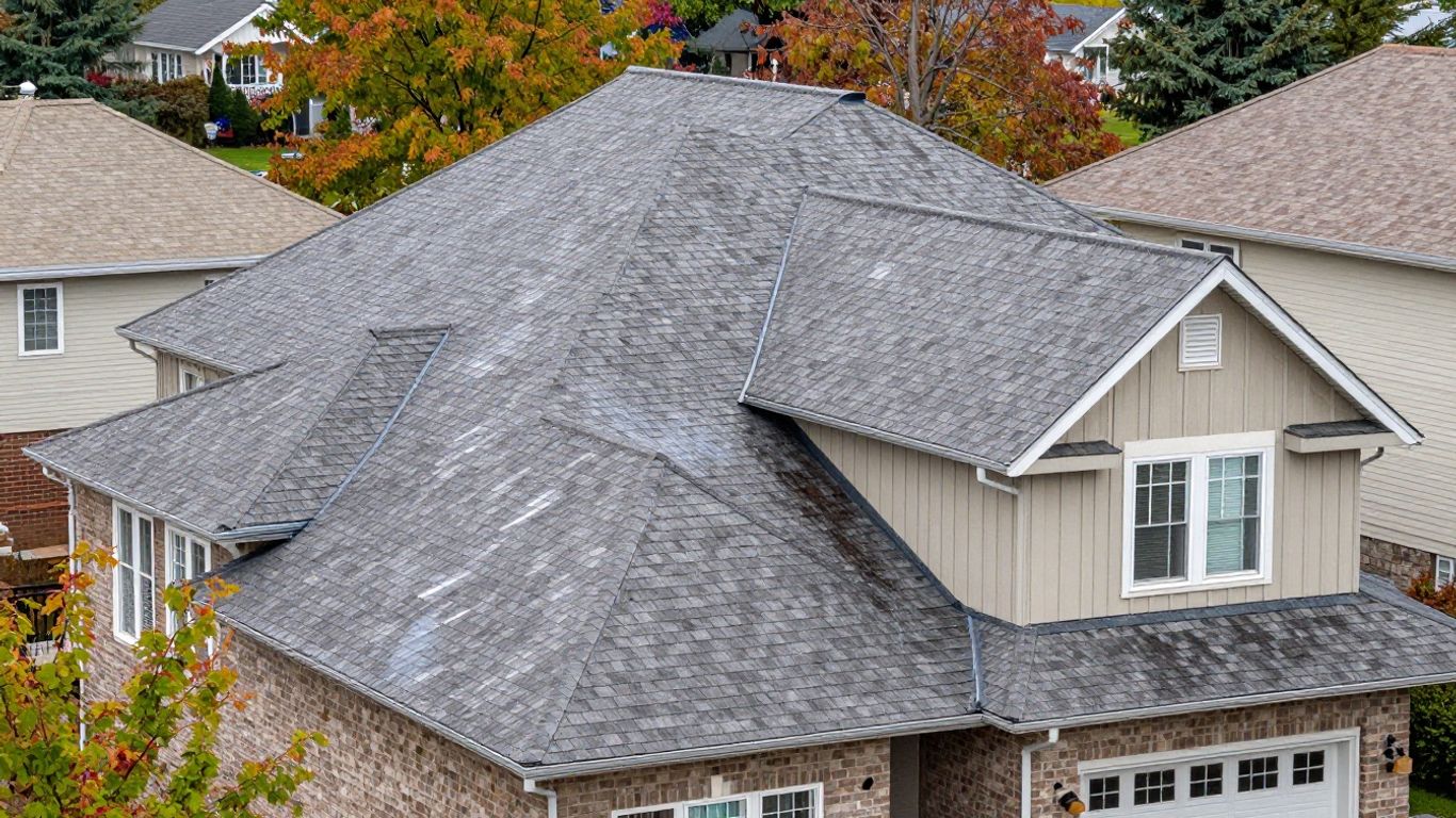 Roof valley flashing and leak points on an Oakville home Roof Valleys in Oakville: Why They Leak and How They're Protected