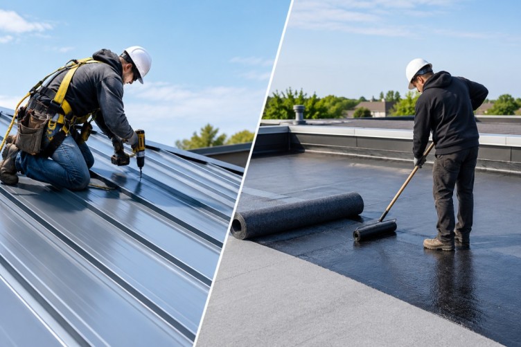 Georgetown Professional Roof Replacement for Flat and Metal